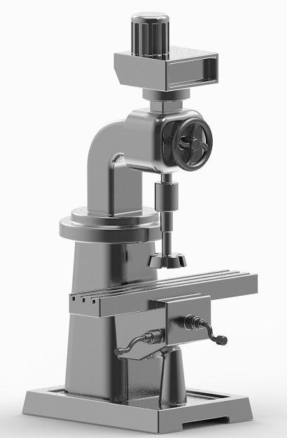 Stylish Milling Machine 3D print model_1