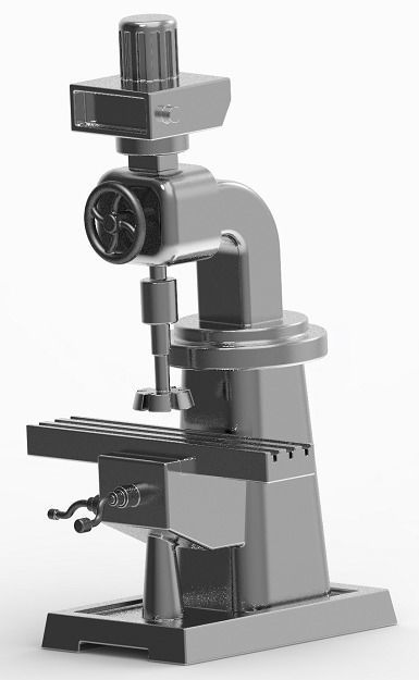 Stylish Milling Machine 3D print model_2