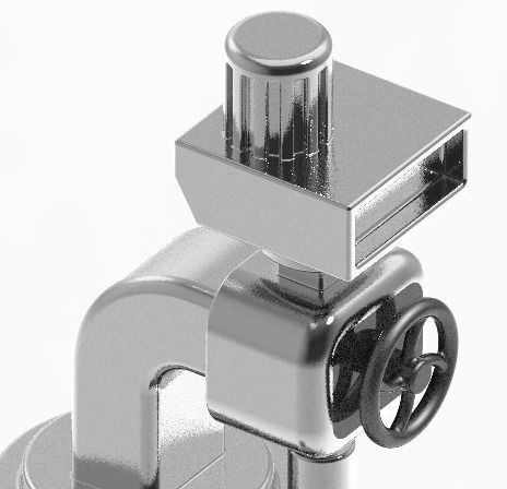 Stylish Milling Machine 3D print model_4