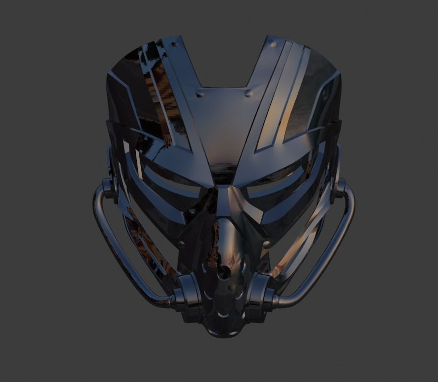 Kabal mask from Mortal Kombat 11 3D print model_8