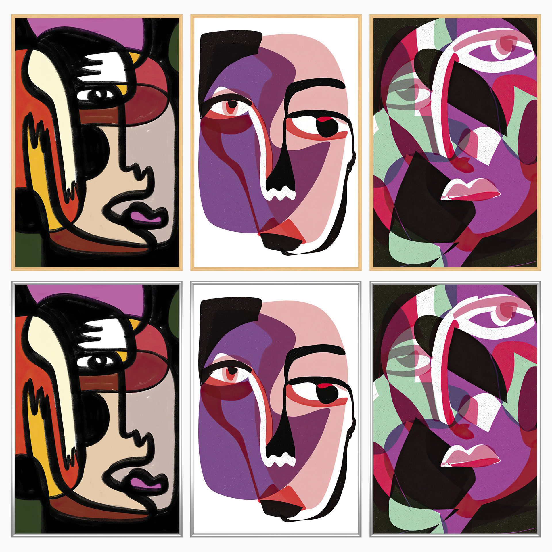 Wall Art Set 3379 3D model_2