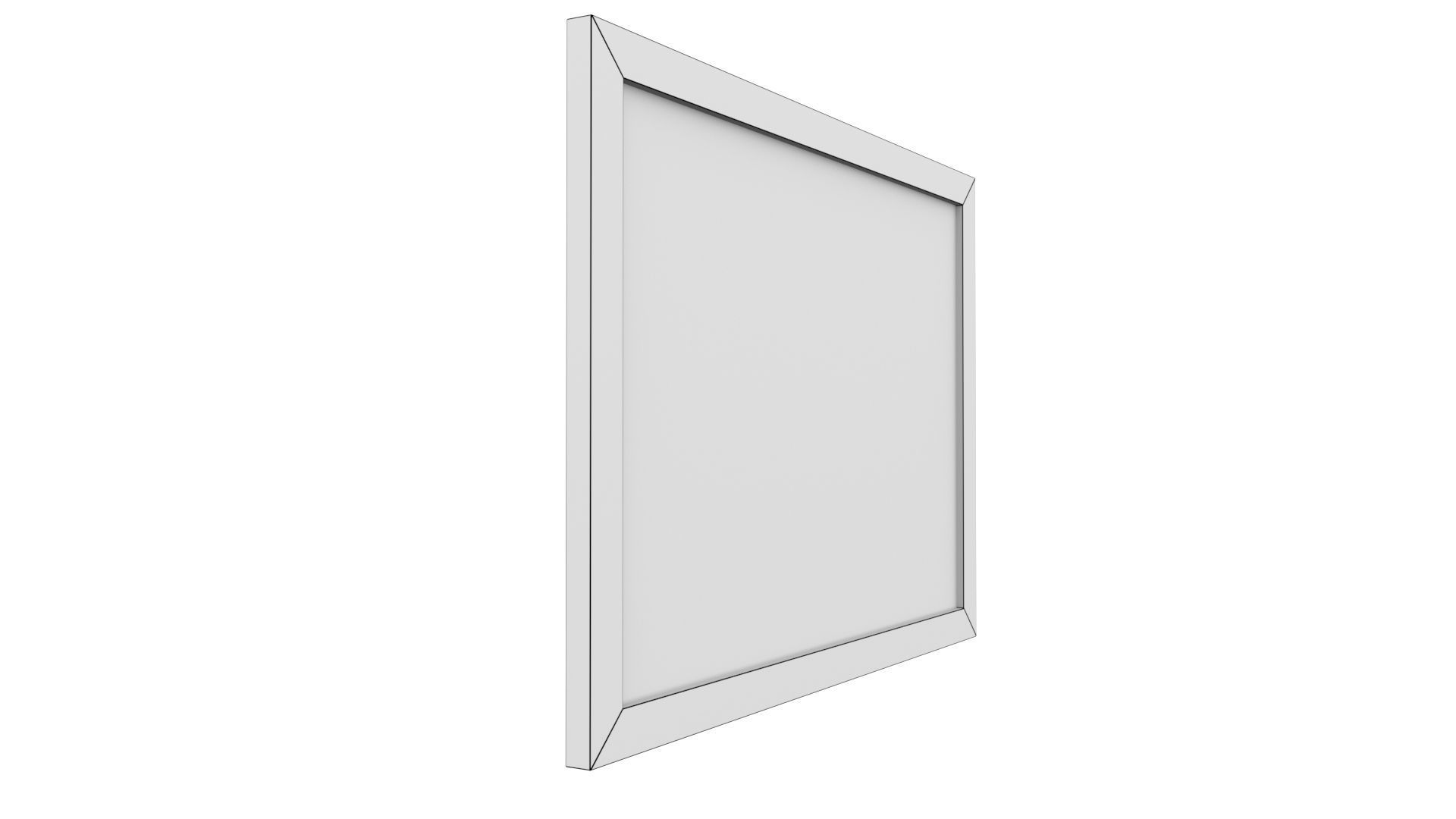 Chalkboard 04 Low-poly 3D model_14