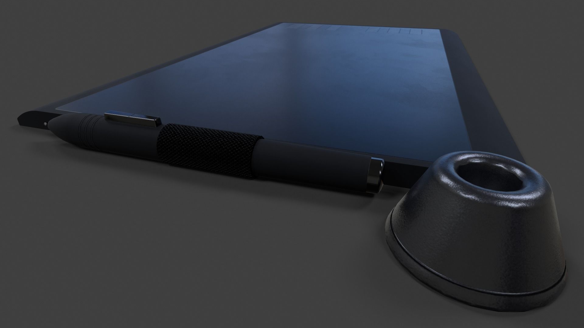 Drawing Tablet - Low Poly Low-poly 3D model_9