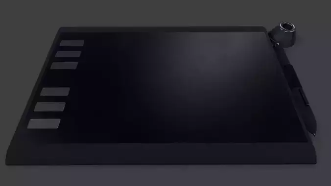 Drawing Tablet - Low Poly Low-poly 3D model