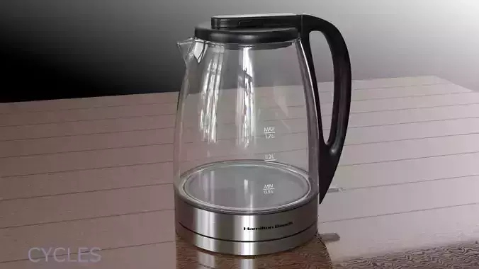 High Quality Electric Kettle 3D model