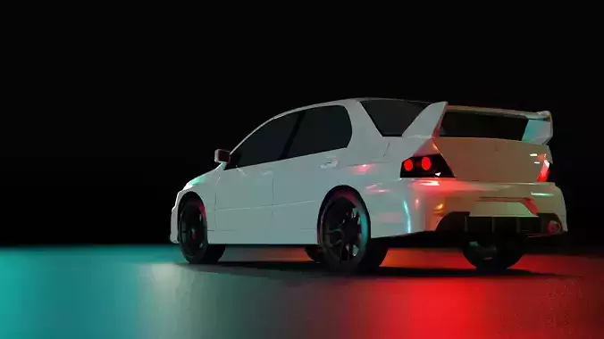 Mitsubishi Lancer Evolution 3D model