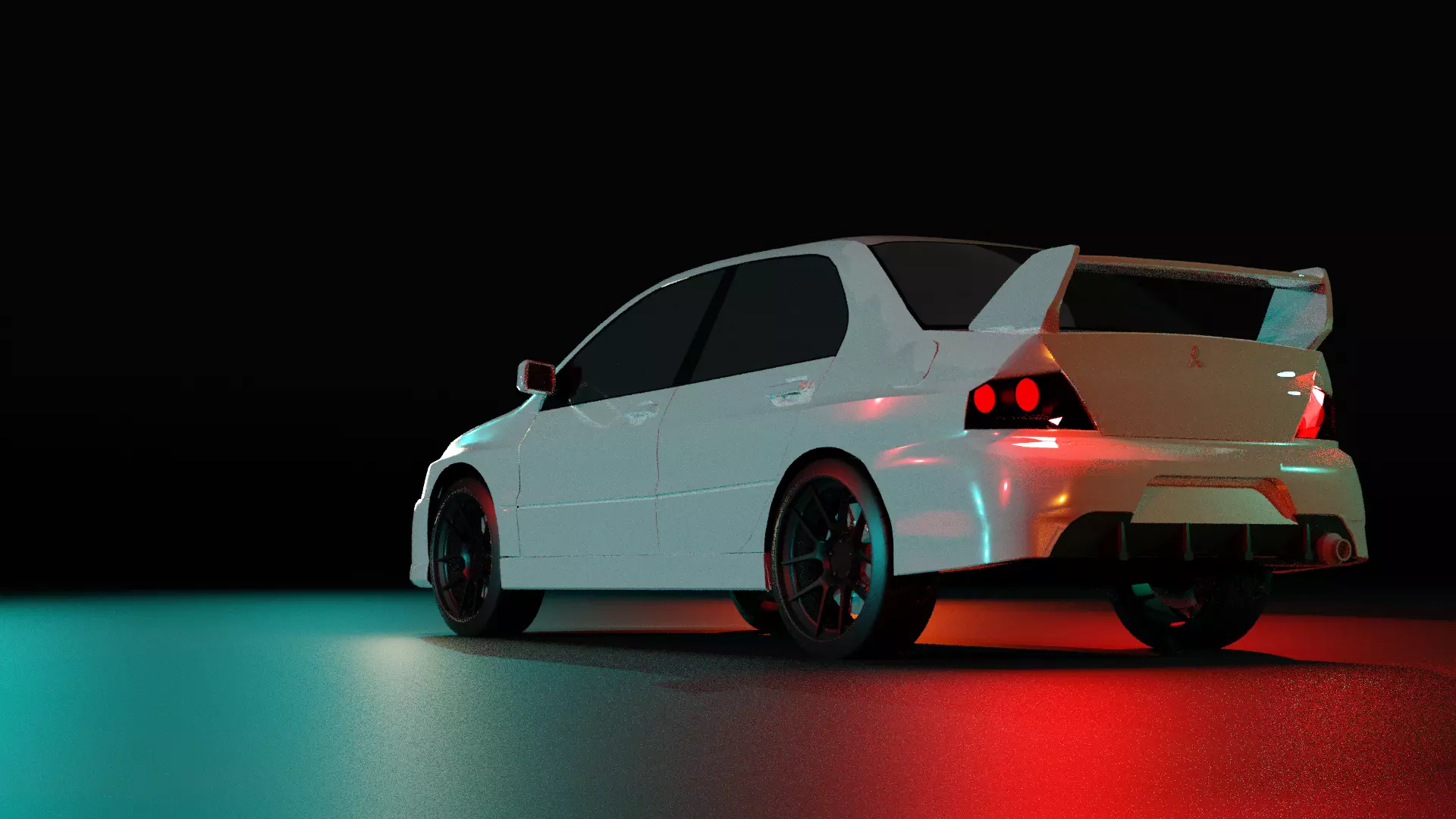 Mitsubishi Lancer Evolution 3D model_0