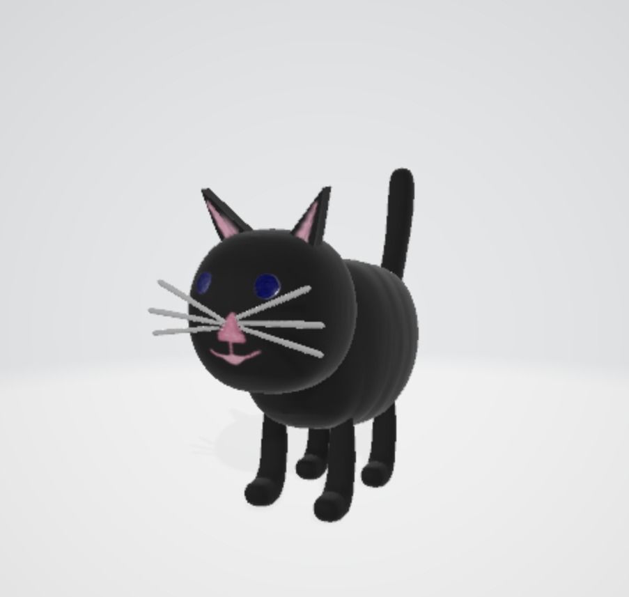 Black Cat 3D model_2