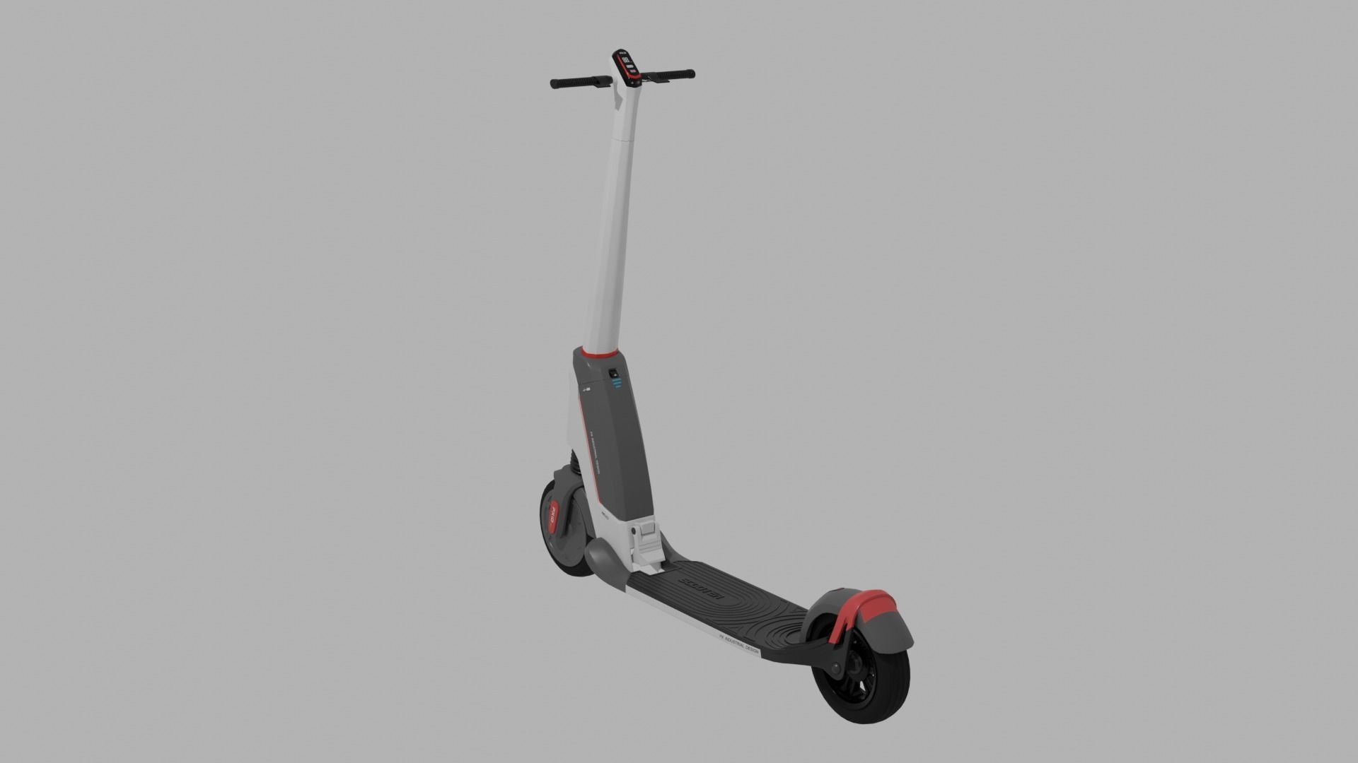 PXID Scooter  Low-poly 3D model_3
