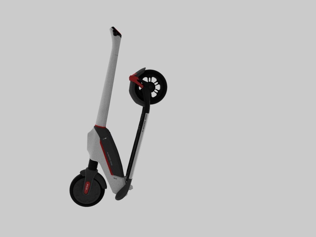 PXID Scooter  Low-poly 3D model_25