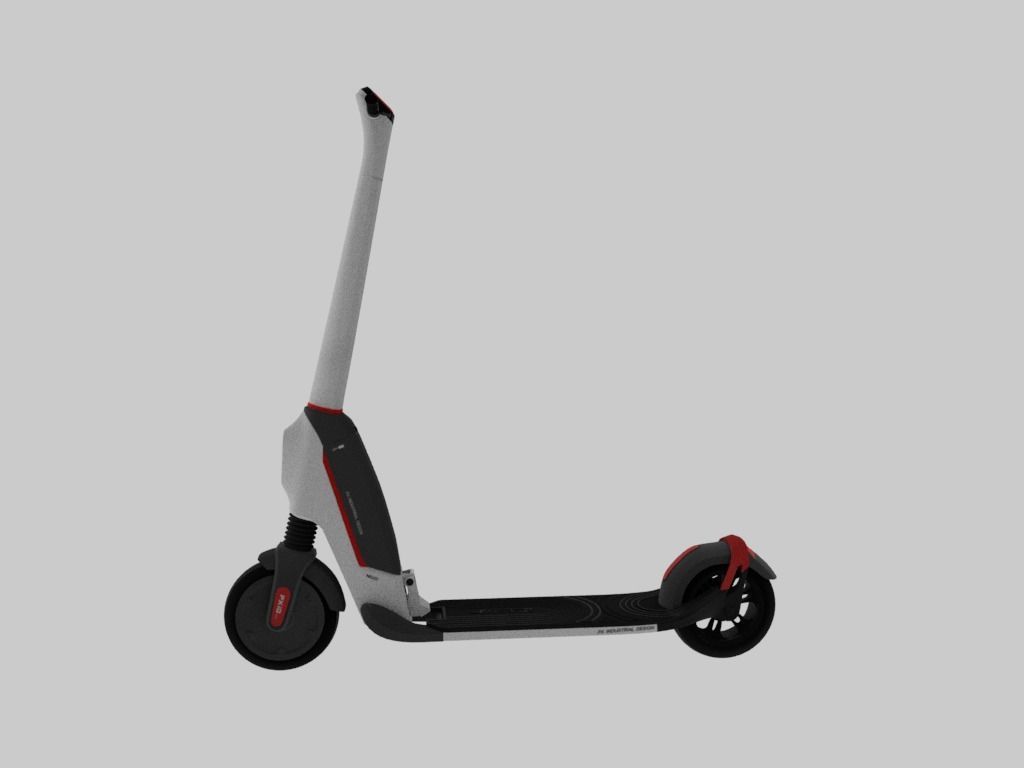 PXID Scooter  Low-poly 3D model_23