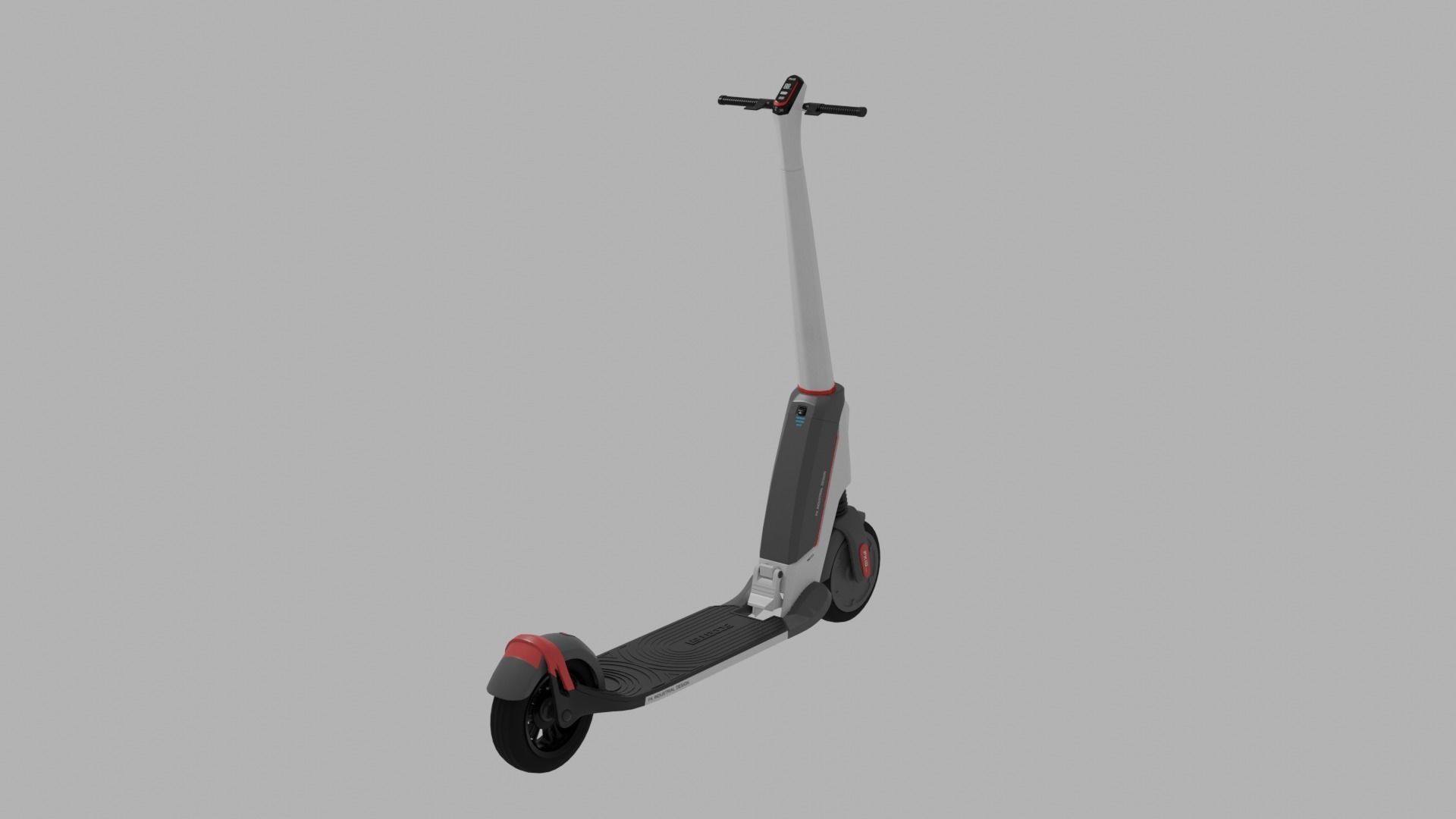PXID Scooter  Low-poly 3D model_6