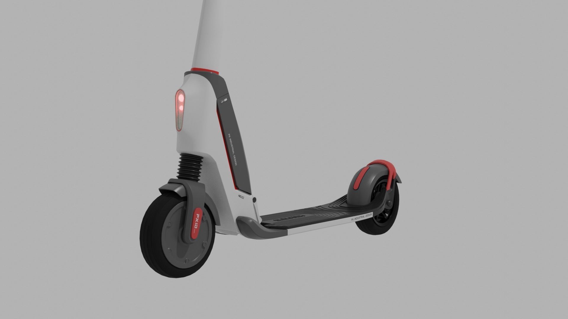 PXID Scooter  Low-poly 3D model_12
