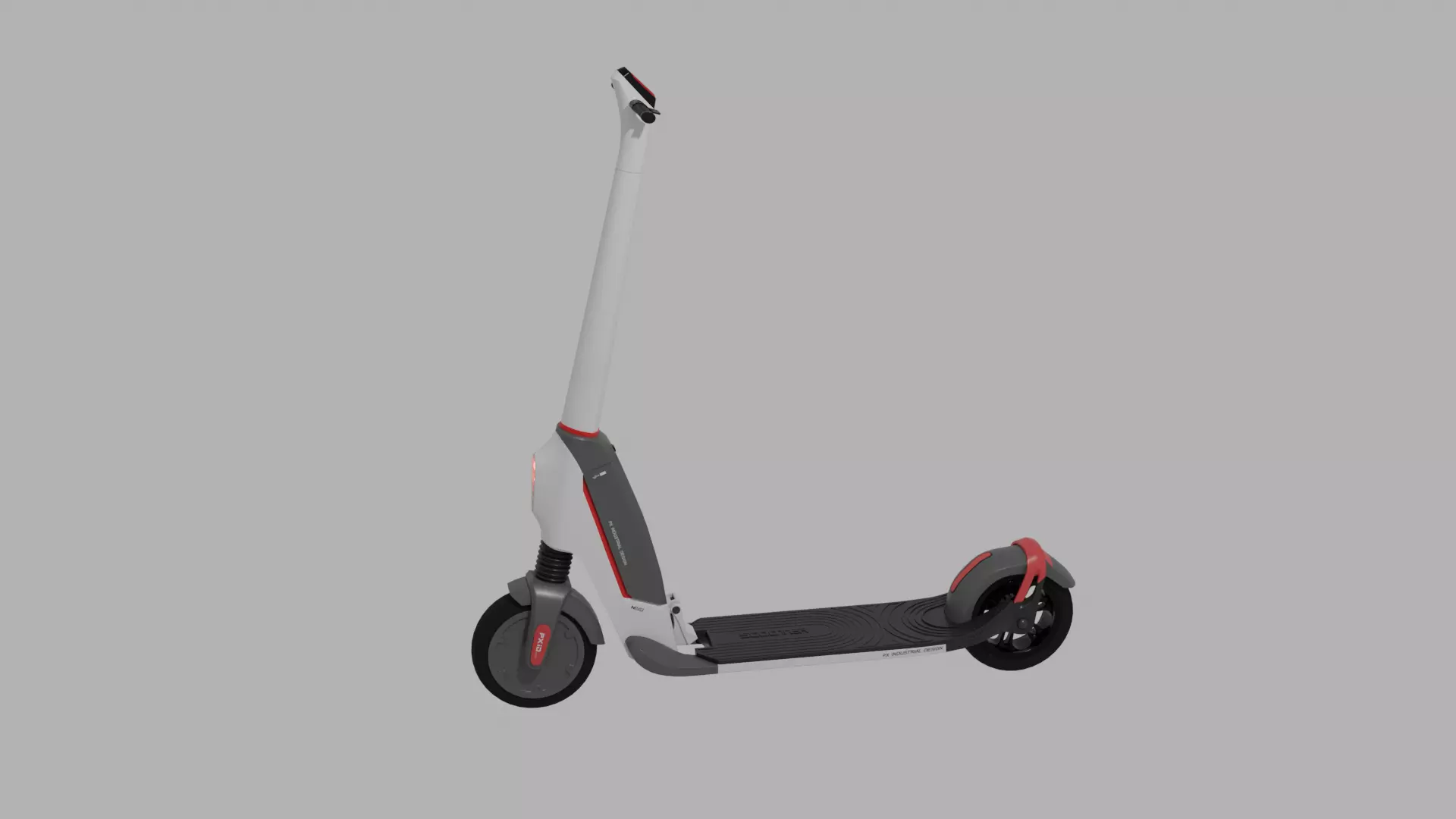 PXID Scooter  Low-poly 3D model_0