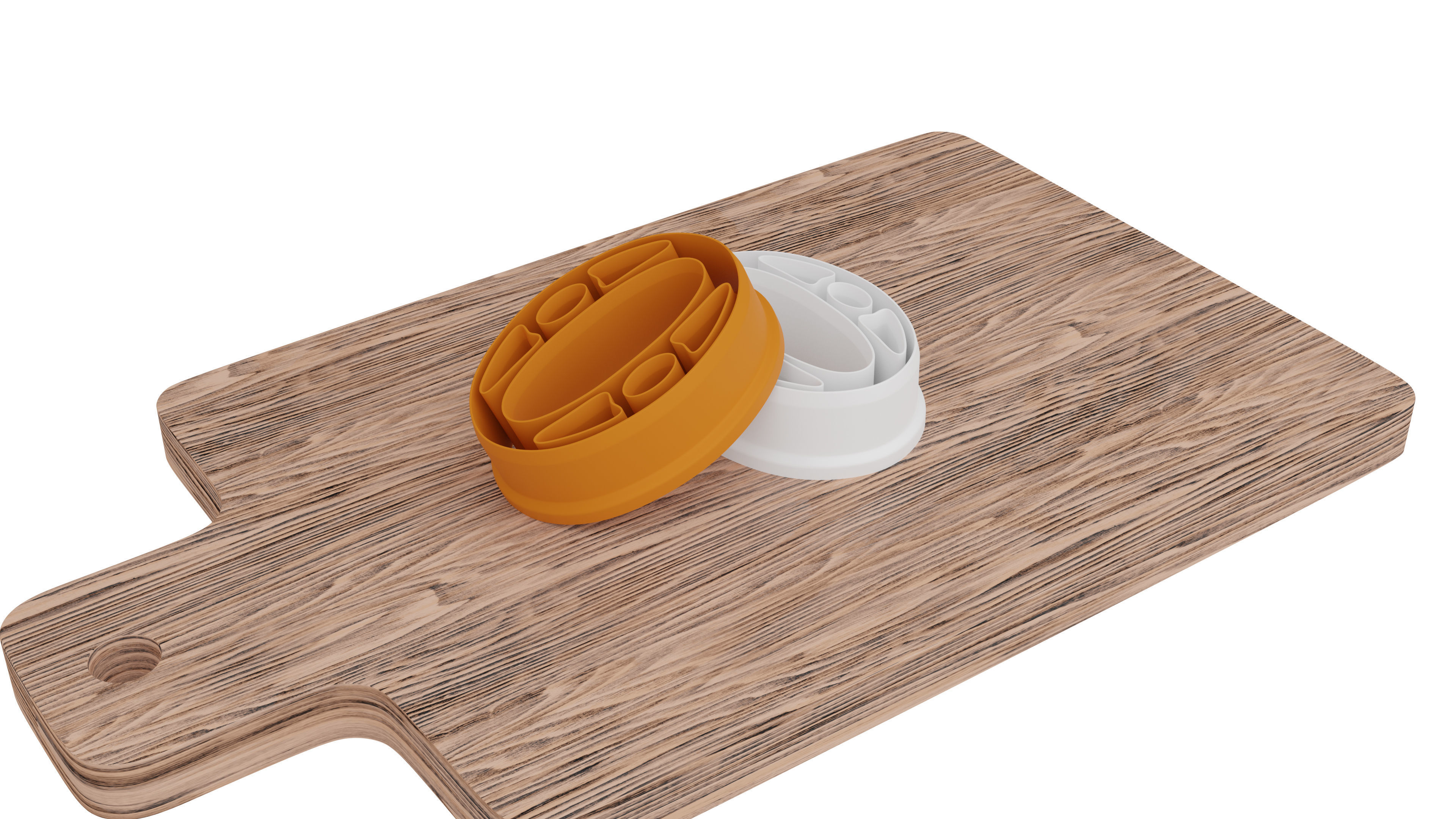 a set of numbers for cookies 3D print model_2