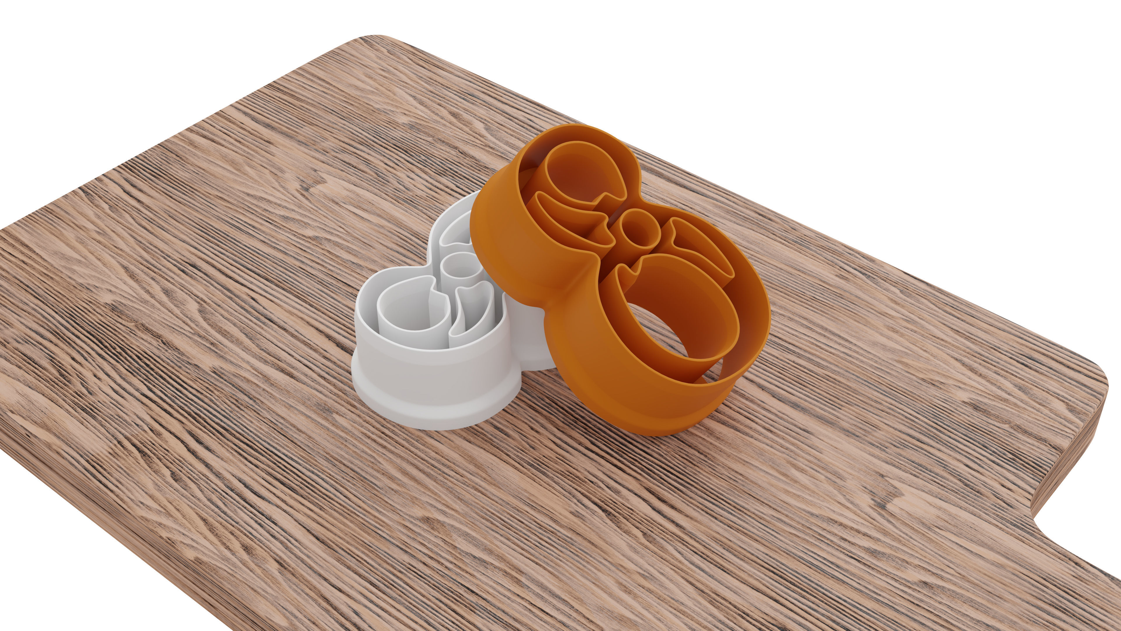 a set of numbers for cookies 3D print model_31