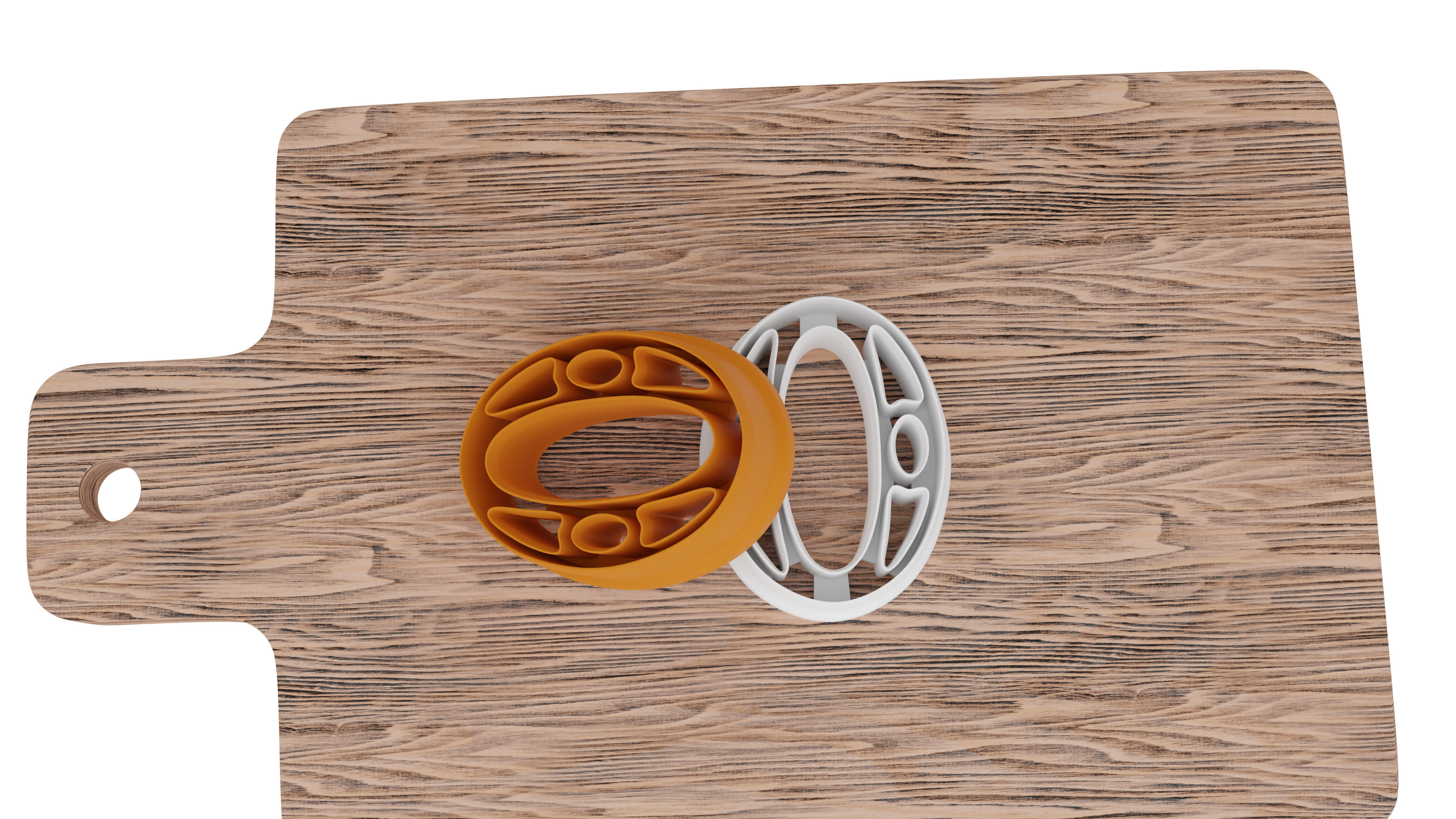 a set of numbers for cookies 3D print model_3