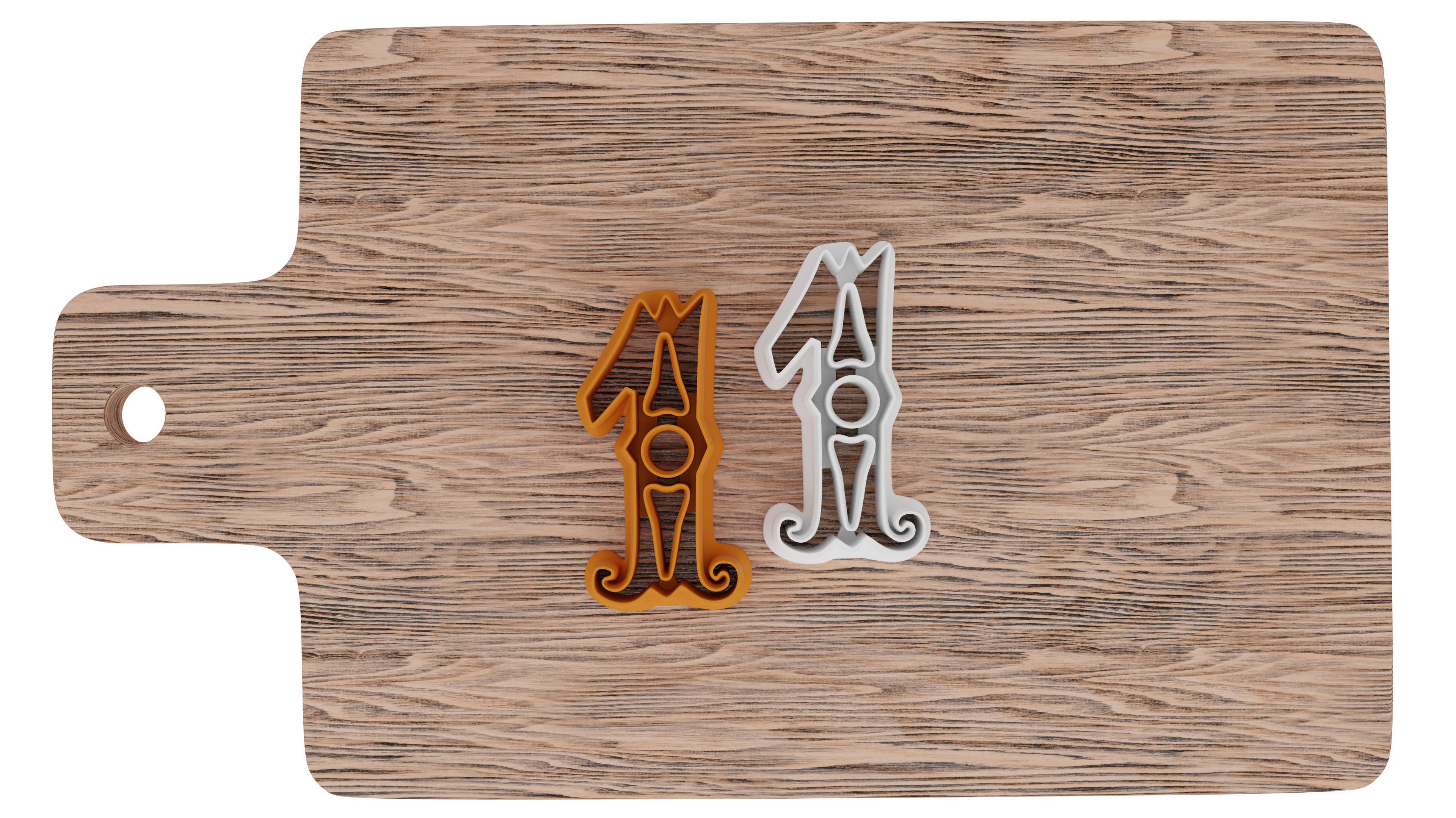 a set of numbers for cookies 3D print model_6