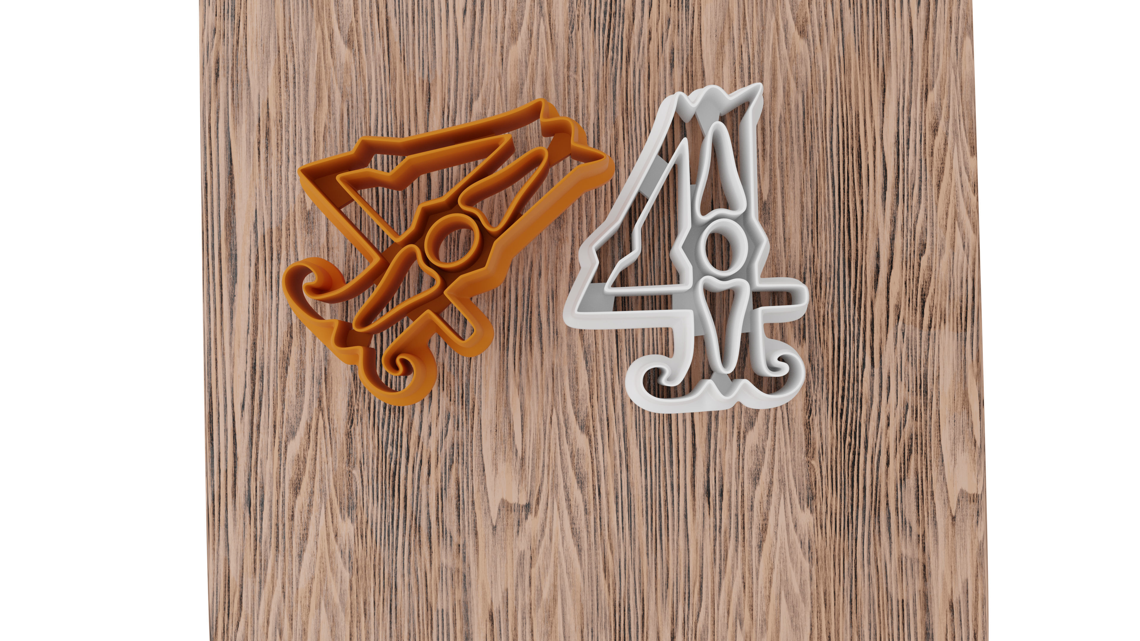 a set of numbers for cookies 3D print model_15