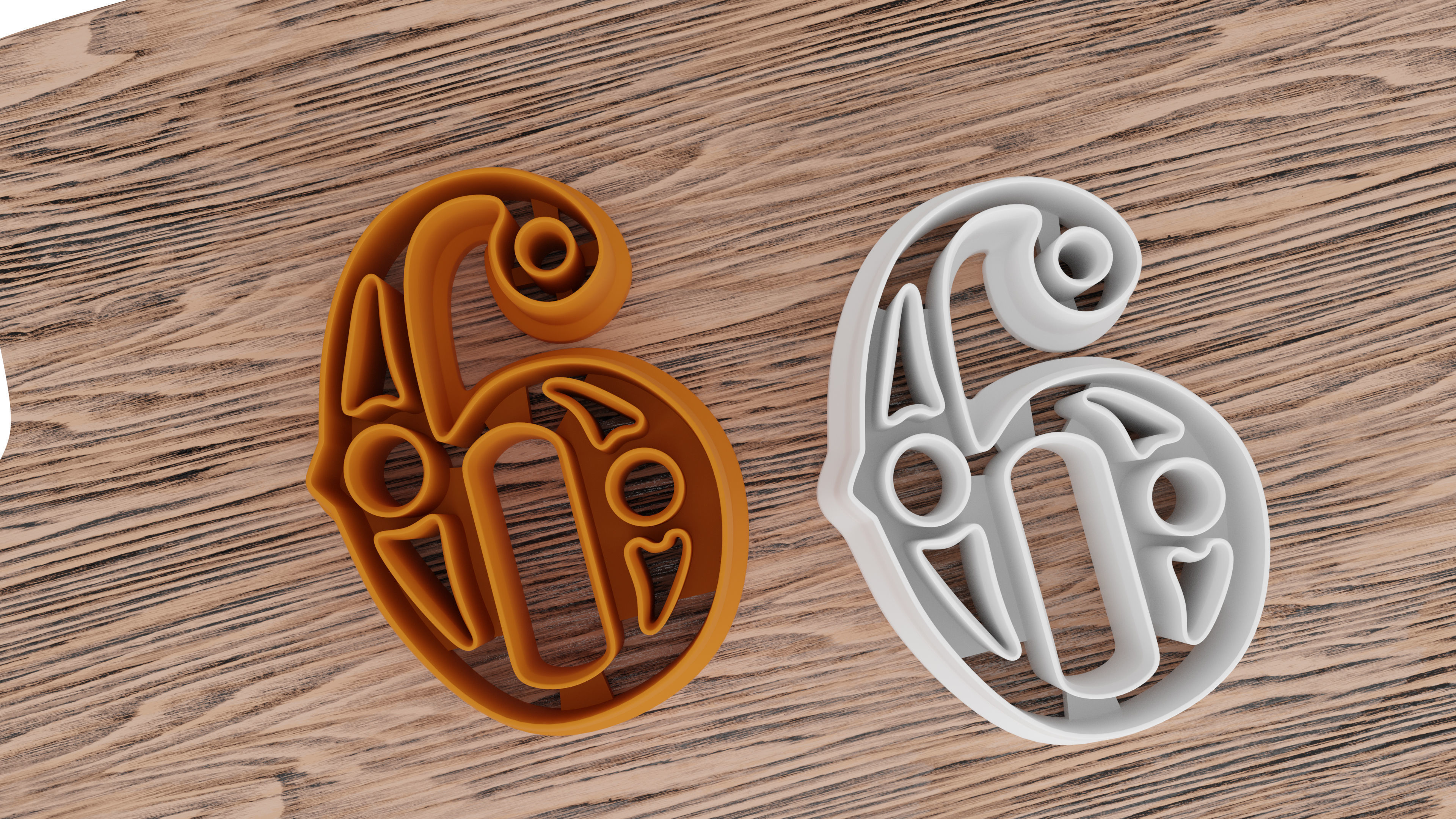 a set of numbers for cookies 3D print model_24