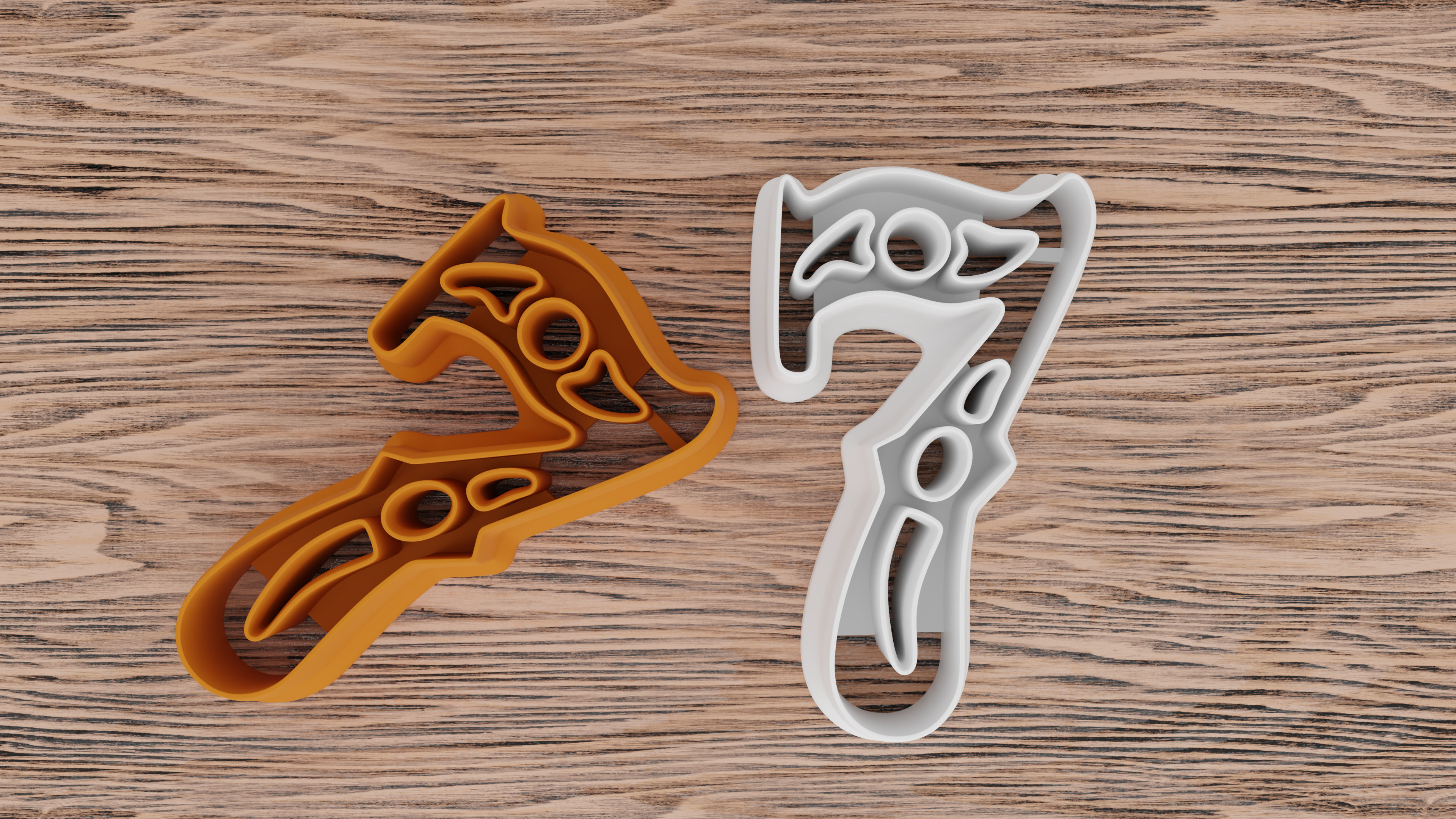 a set of numbers for cookies 3D print model_28