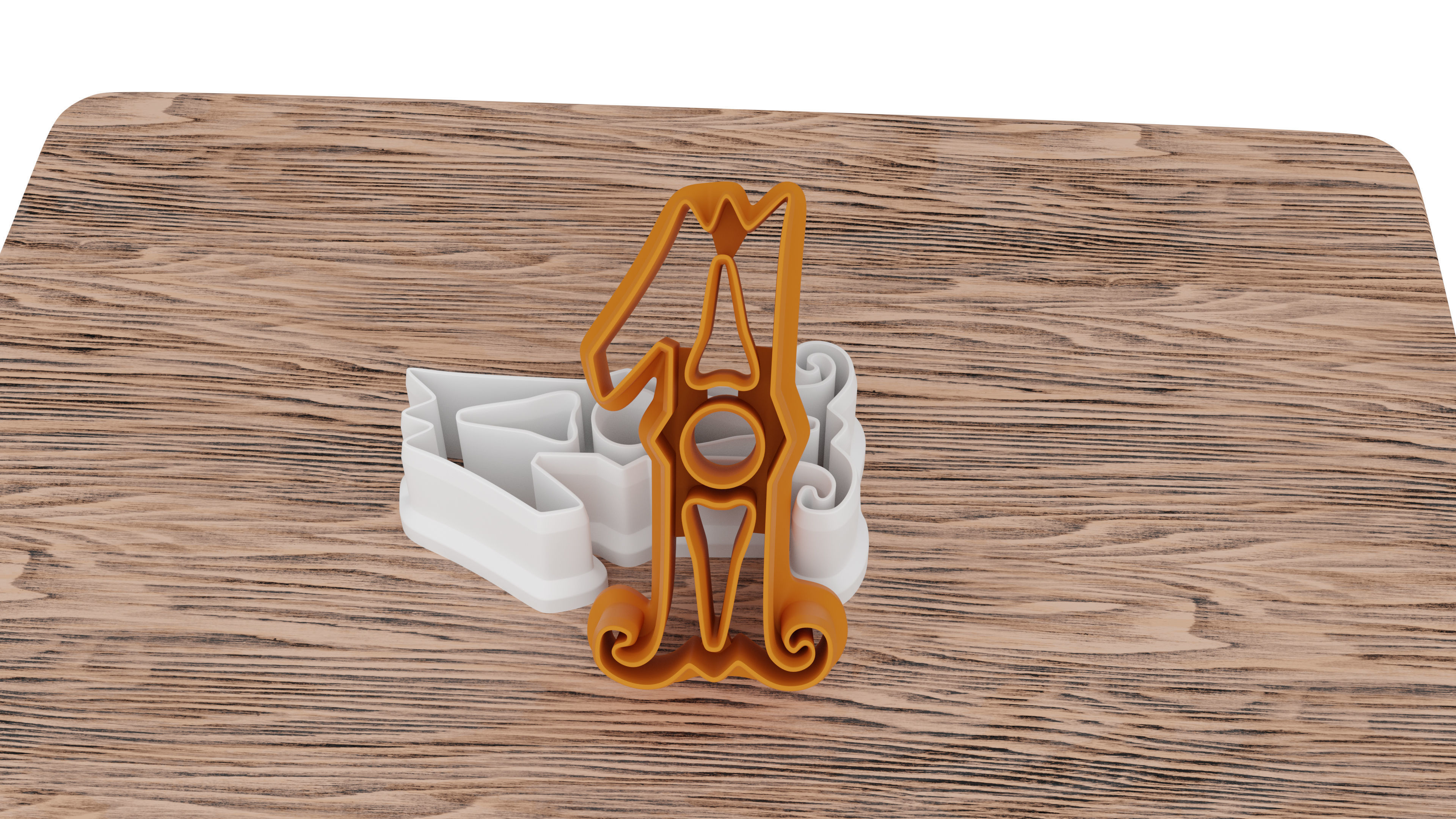 a set of numbers for cookies 3D print model_7