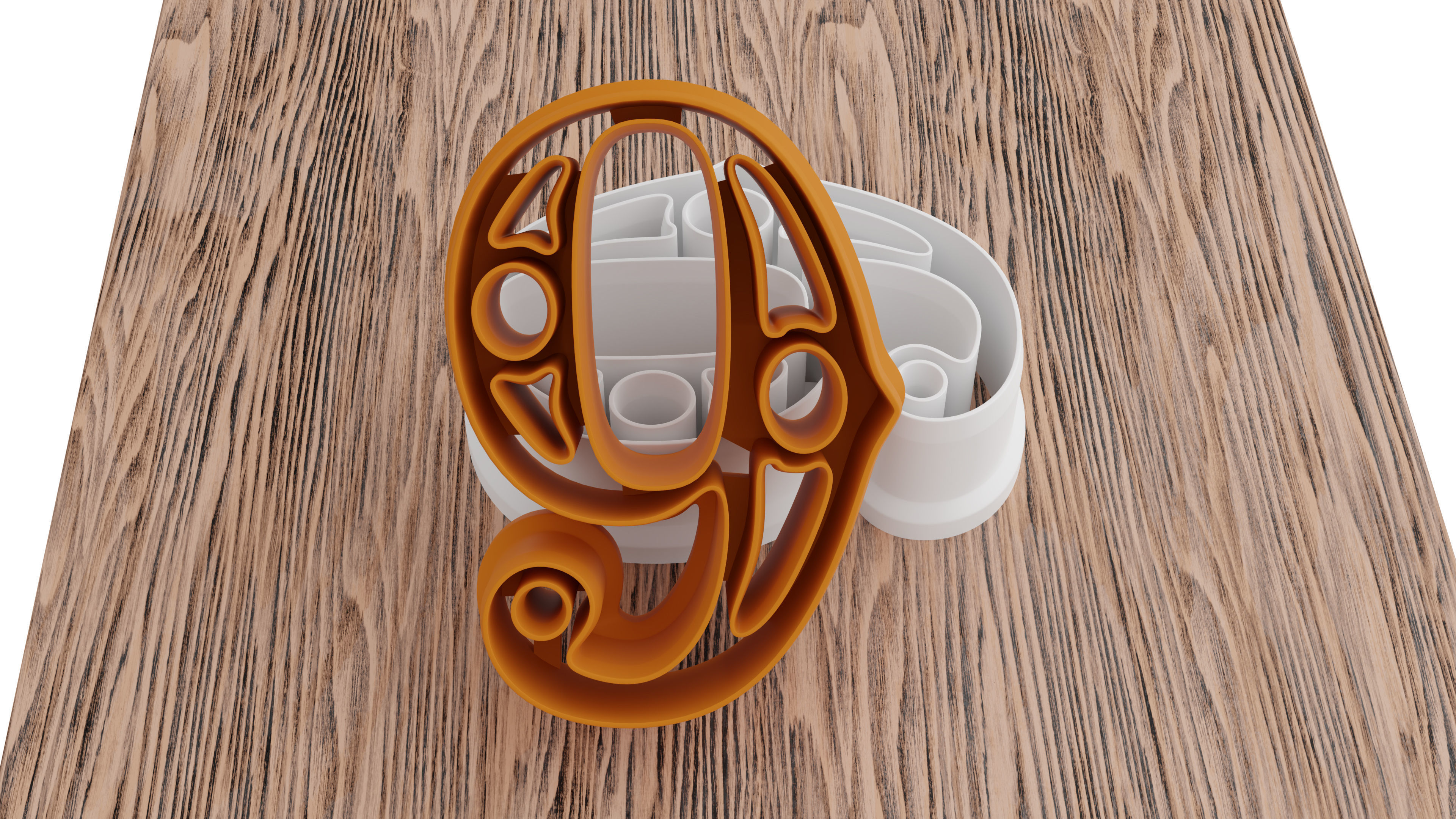 a set of numbers for cookies 3D print model_34