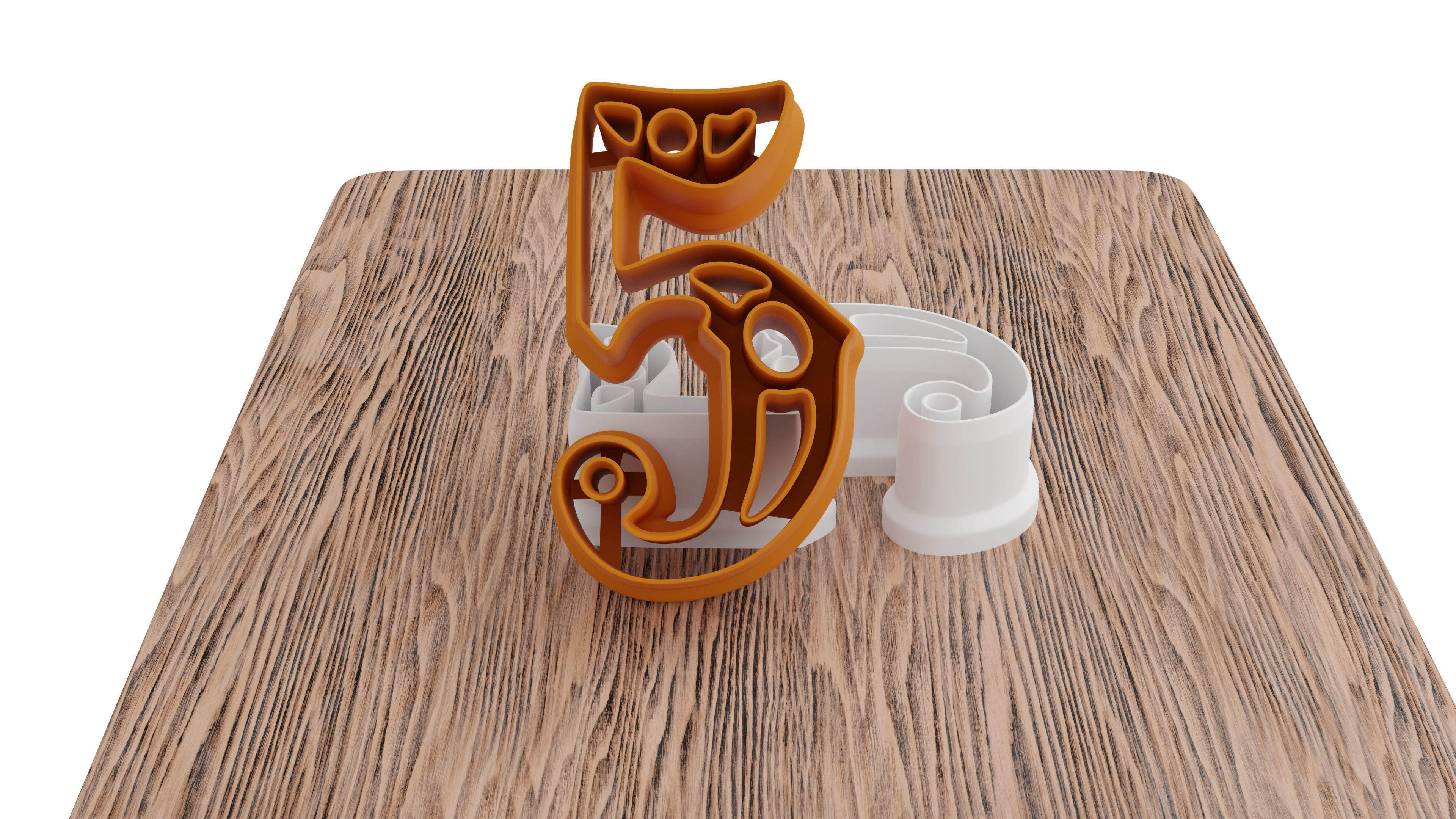 a set of numbers for cookies 3D print model_21