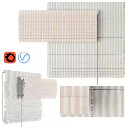 Roman Curtains 35 Tiger Stripe