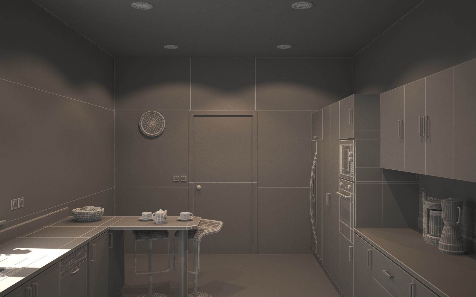 Kitchen 04 3D model_16