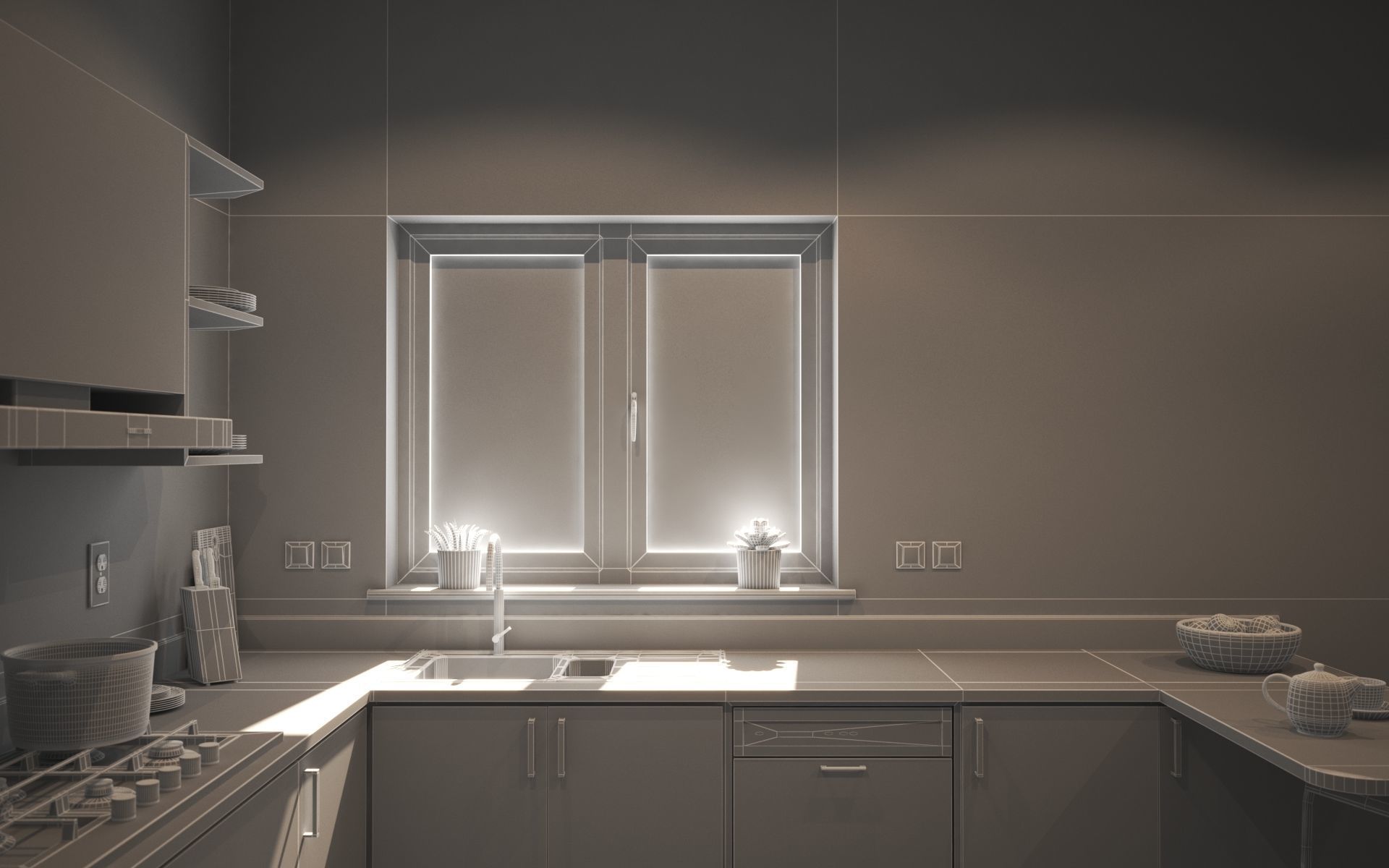 Kitchen 04 3D model_14