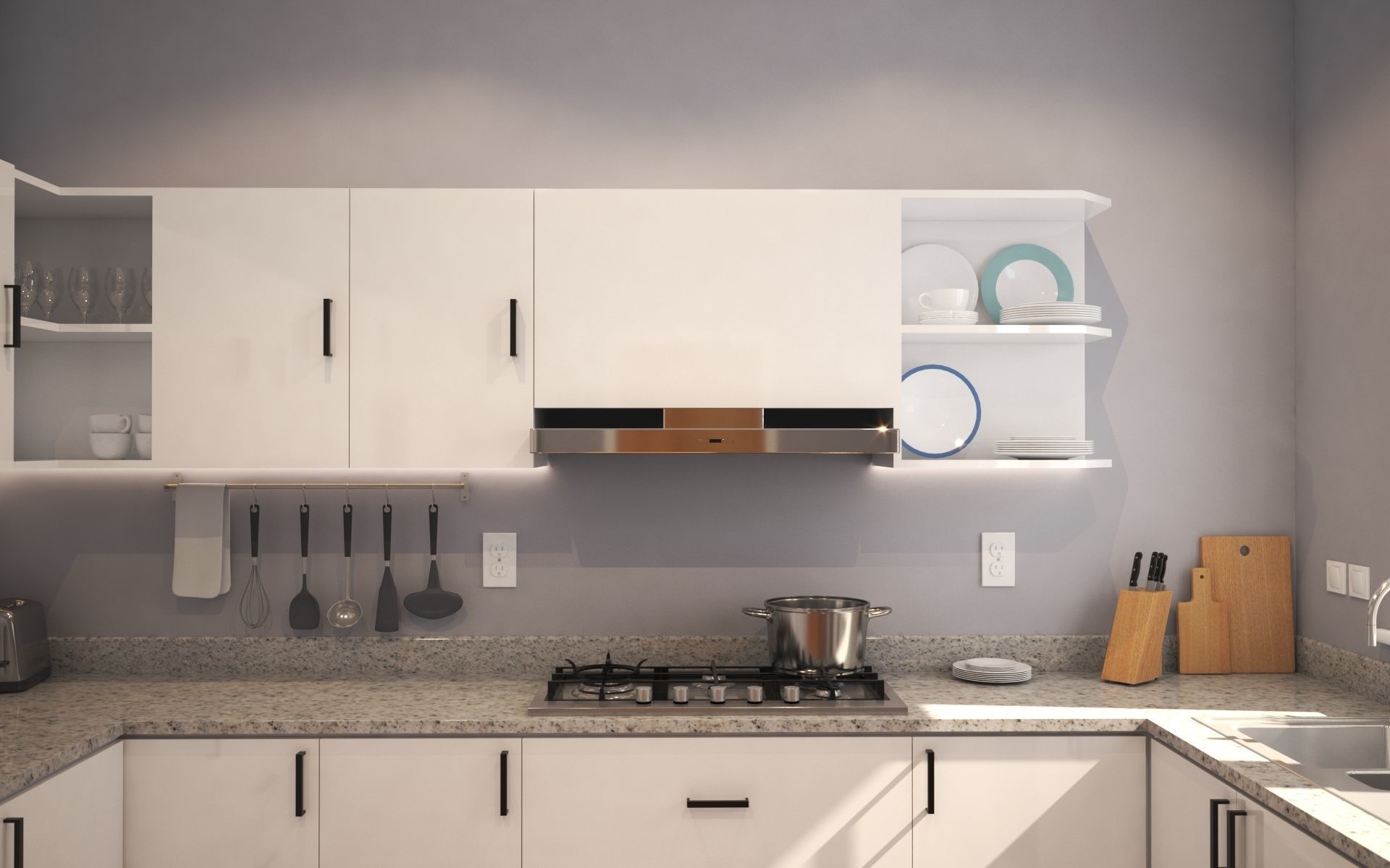 Kitchen 04 3D model_3