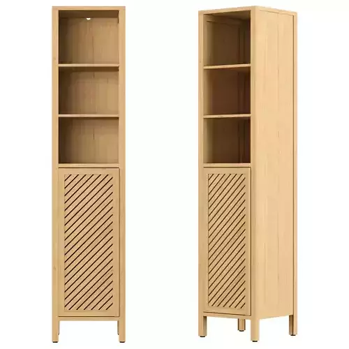 John Lewis and Partners Chevron Tallboy Bathroom Cabinet 3D model