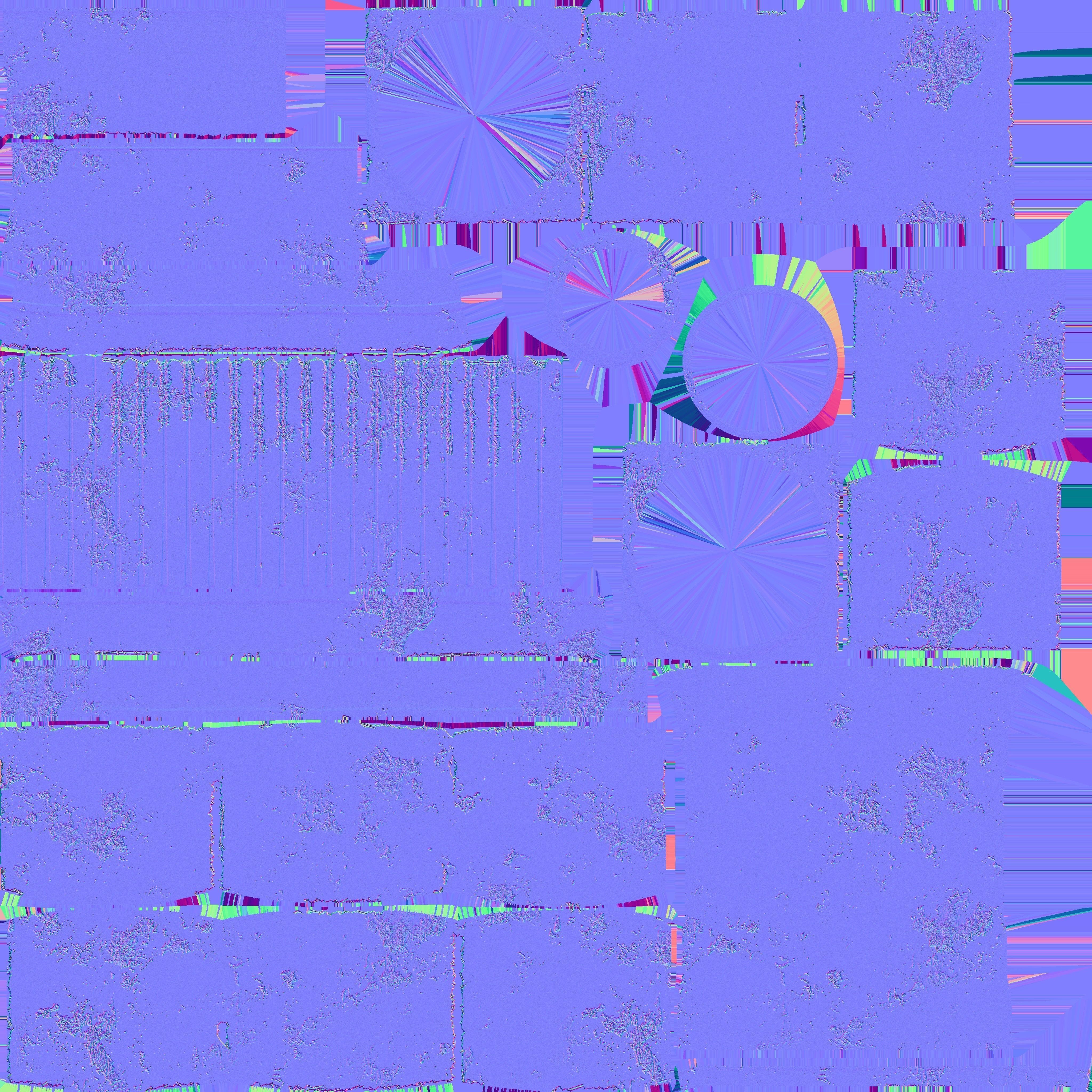 Baluster wooden pole 3D model_7