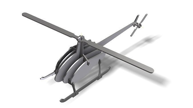 Helicopter 3D model | CGTrader