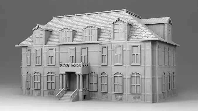 Chicago house 3D print model
