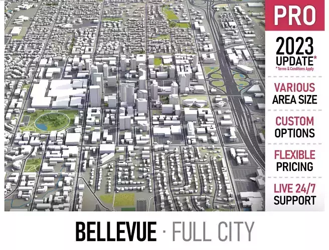 Bellevue - 3D City Model