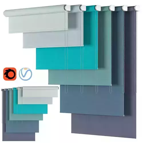 Roller Blind 32 Santiago Only Blue