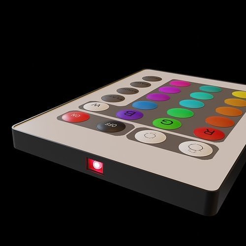 LED Remote Controller Free 3D model