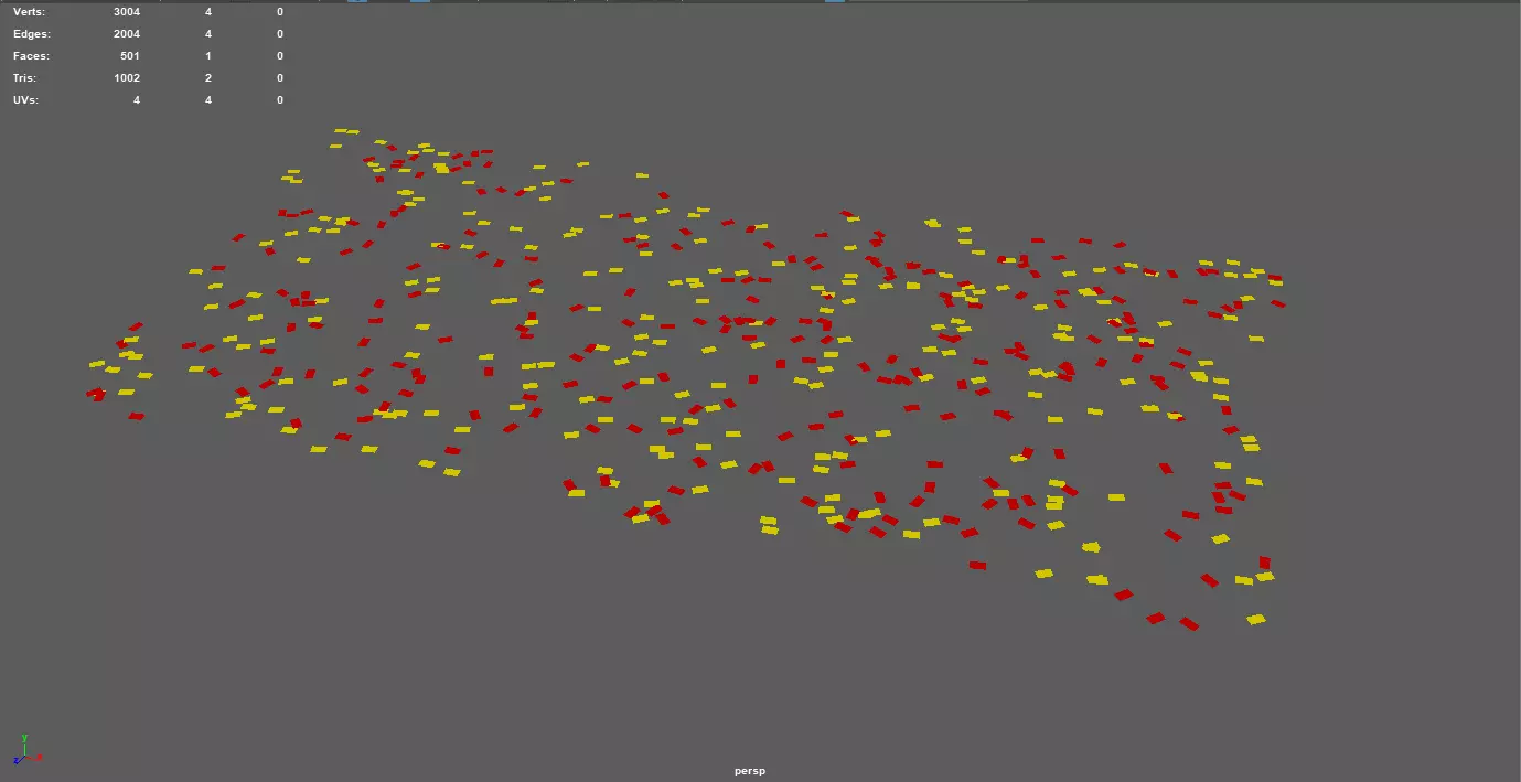 Confettis grid of dots Free low-poly 3D model_0