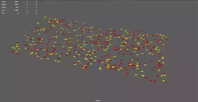 Confettis grid of dots