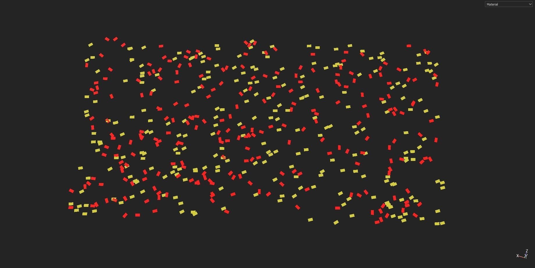 Confettis grid of dots Free low-poly 3D model_2