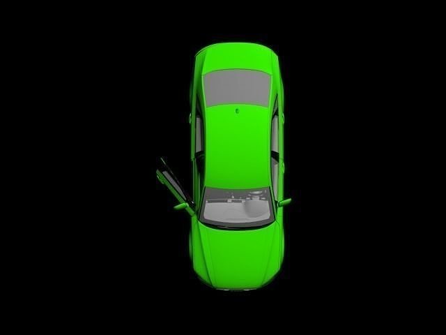 AudiA8 top car Low-poly 3D model