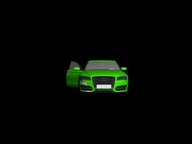 AudiA8 top car Low-poly 3D model_5