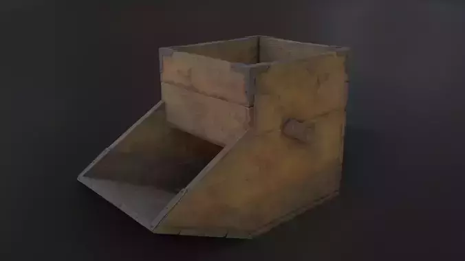 Old Dirty Japanese Coal Box