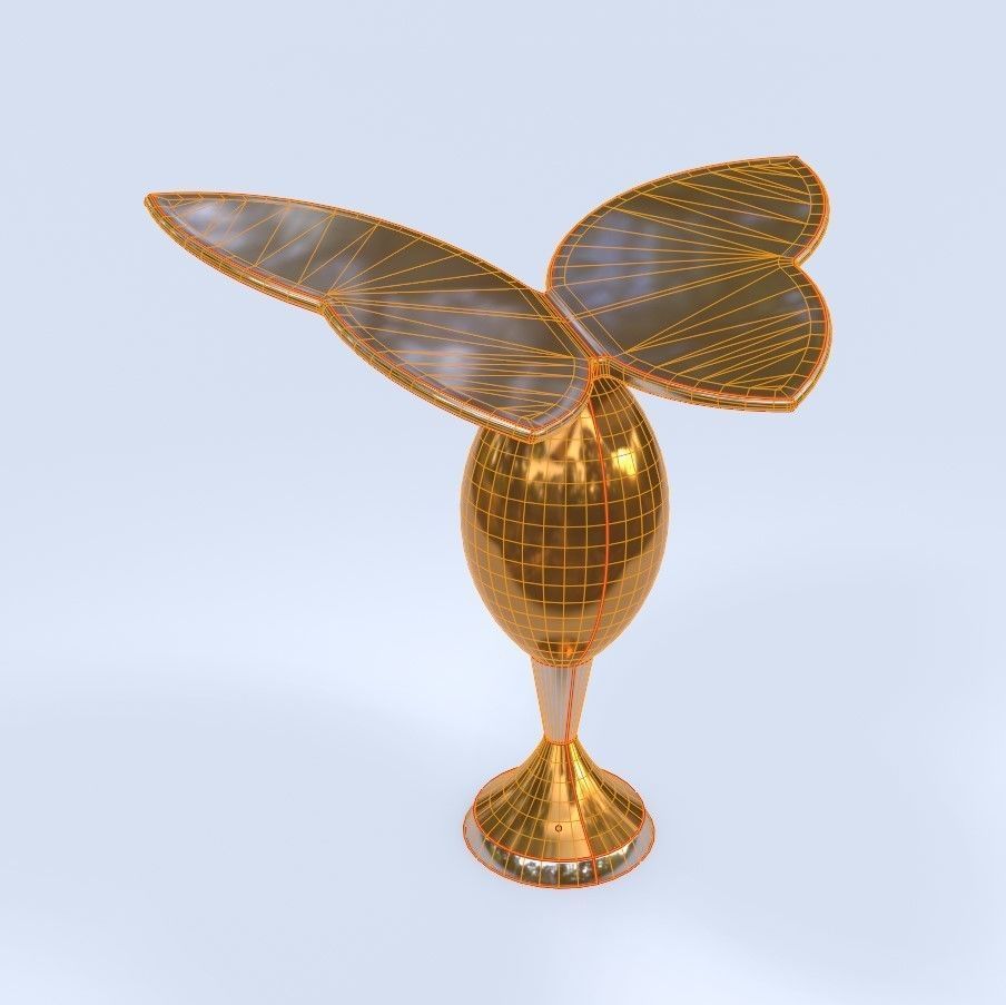 Butterfly Decor 3D model_2