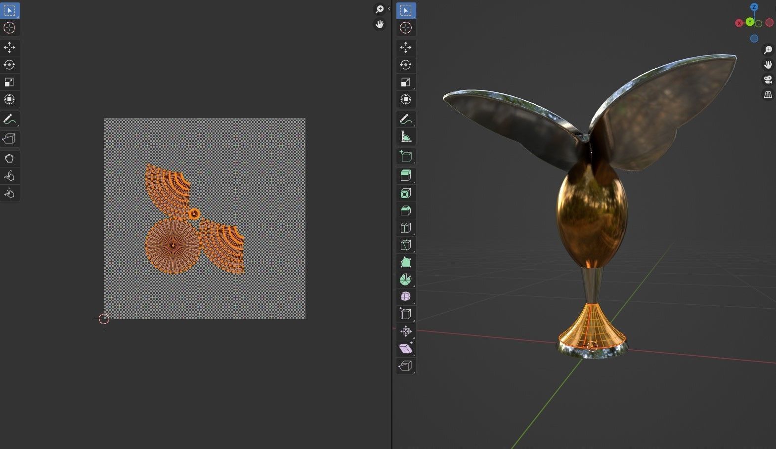 Butterfly Decor 3D model_3