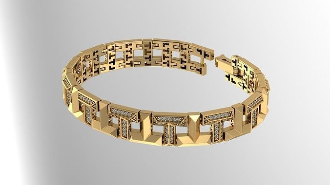 bracelet jewelry 3d model T 2 3D print model