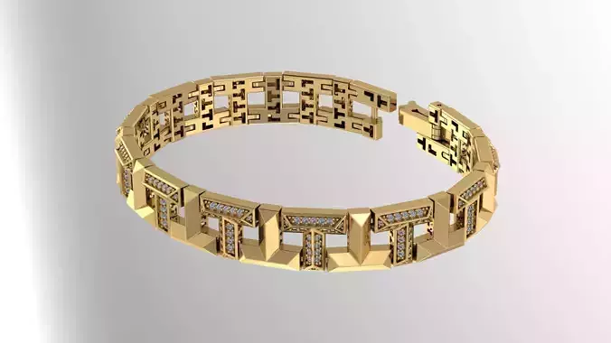 bracelet jewelry 3d model T 2