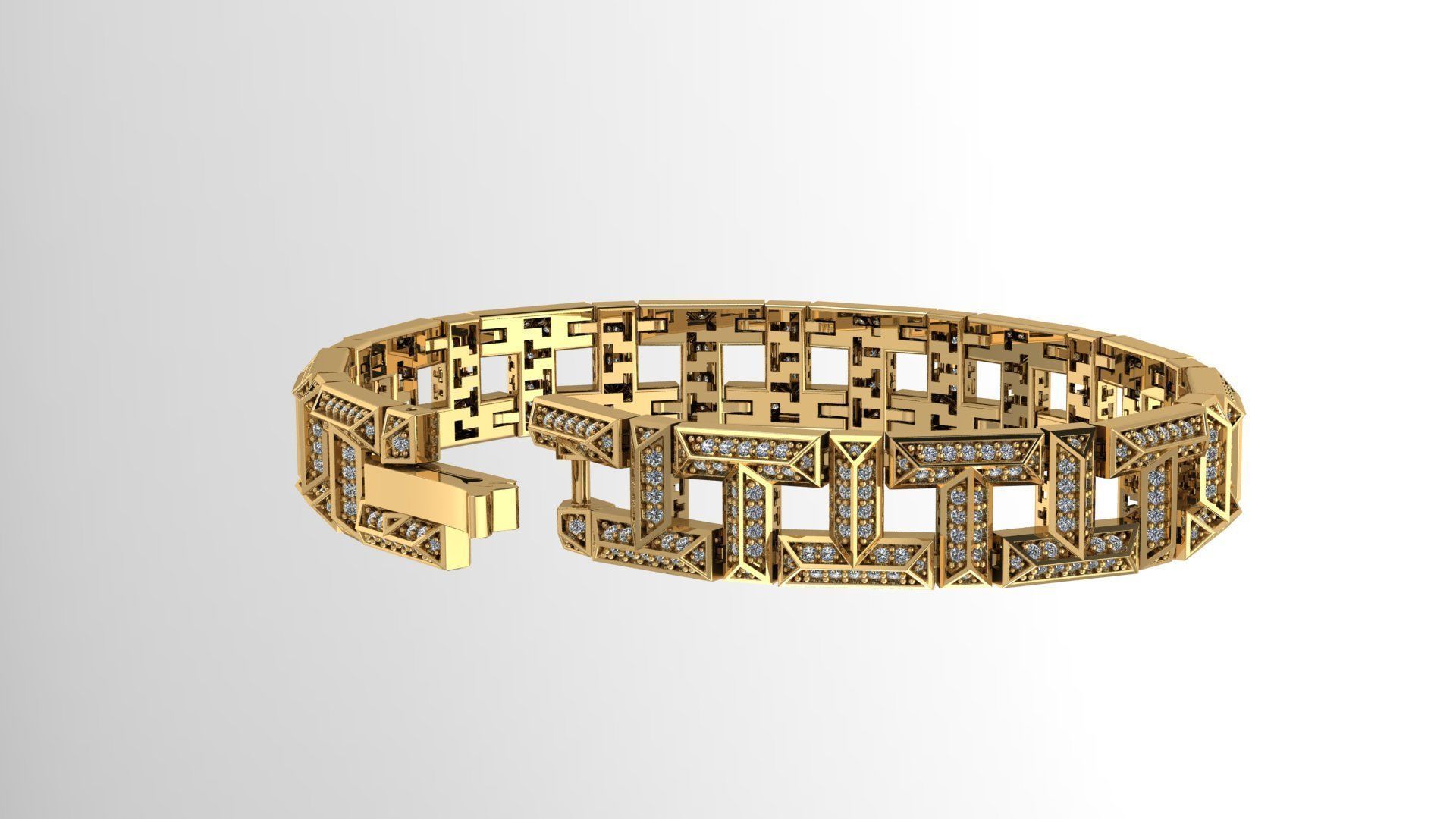 bracelet jewelry 3d model T 3 3D print model_1